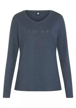 Футболка с дизайном этикетки Polo Sylt, синий