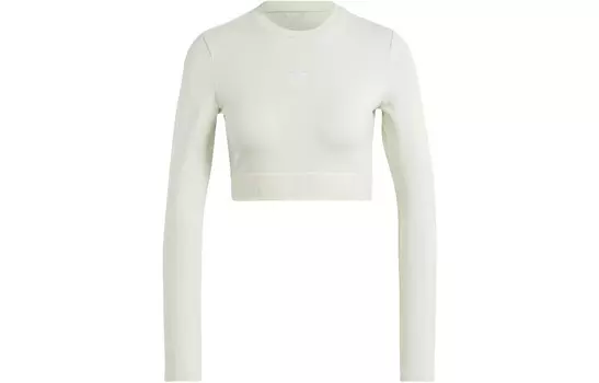 ФУТБОЛКА С ДЛИННЫМ РУКАВОМ И ГРАФИЧЕСКИМ ИЗОБРАЖЕНИЕМ NEUTRAL COURT 'Linen Green' Adidas Originals