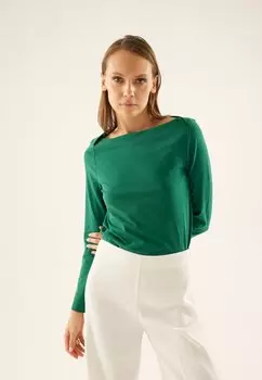 футболка с длинным рукавом 2 Pack Anna Field, цвет dark green / multi-coloured