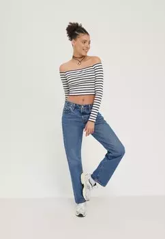 футболка с длинным рукавом 2 Pack Even&Odd, цвет dark blue/white/black