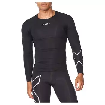 Футболка с длинным рукавом 2XU Core Compression, черный