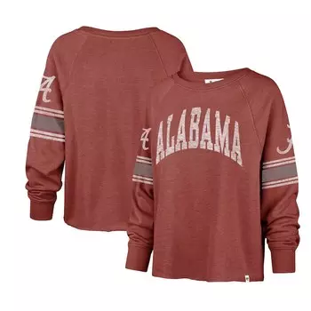 Футболка с длинным рукавом 47 Alabama Crimson Tide, малиновый