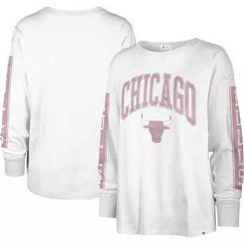 Футболка с длинным рукавом 47 Chicago Bulls, белый