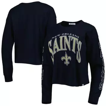 Футболка с длинным рукавом 47 New Orleans Saints, черный