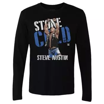 Футболка с длинным рукавом 500 Level Stone Cold Steve Austin, черный