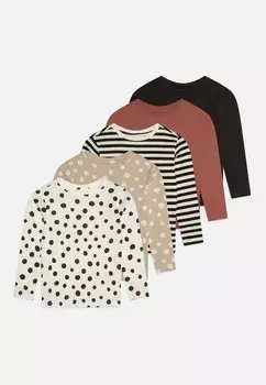 футболка с длинным рукавом 5 Pack Friboo, цвет black/red/light pink