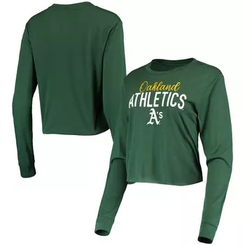 Футболка с длинным рукавом 5th & Ocean by New Era Oakland Athletics