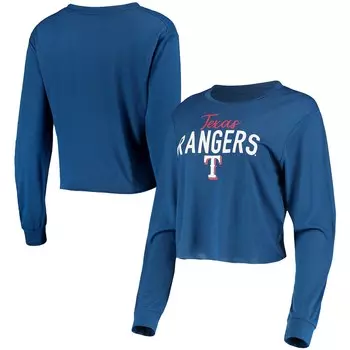 Футболка с длинным рукавом 5th & Ocean by New Era Texas Rangers