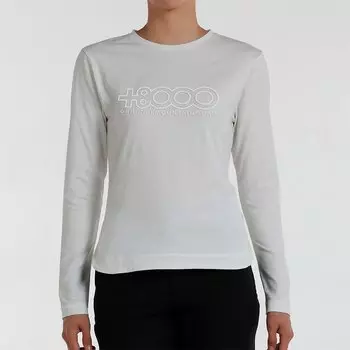 Футболка с длинным рукавом +8000 Quilmas, белый