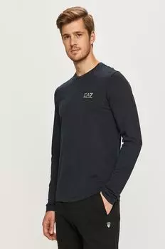 Футболка с длинным рукавом 8NPT55.PJM5Z EA7 Emporio Armani, темно-синий