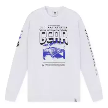 Футболка с длинным рукавом acg Nike, белый