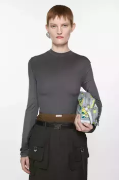 Футболка с длинным рукавом Acne Studios, черный
