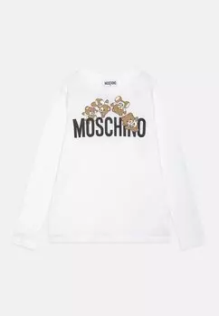 Футболка с длинным рукавом Addition Unisex MOSCHINO, цвет bianco ottico