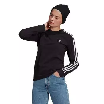 Футболка с длинным рукавом adidas Originals 3 Stripes, черный
