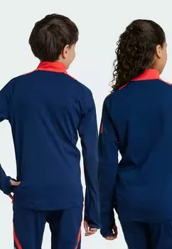 Футболка с длинным рукавом adidas Performance, ночной индиго ярко-красный