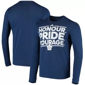 Футболка с длинным рукавом adidas Toronto Maple Leafs, синий