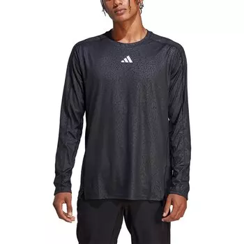 Футболка с длинным рукавом adidas Wo Pu, черный