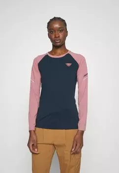 Футболка с длинным рукавом ALPINE PRO TEE Dynafit, черника/мокароса