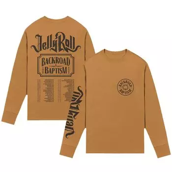 Футболка с длинным рукавом Ampro Jelly Roll, коричневый