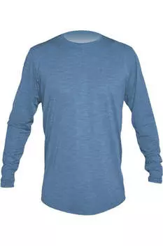 Футболка с длинным рукавом ANETIK Low Pro Tech, цвет bahama heathered