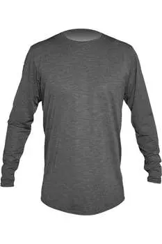 Футболка с длинным рукавом ANETIK Low Pro Tech, цвет charcoal heathered