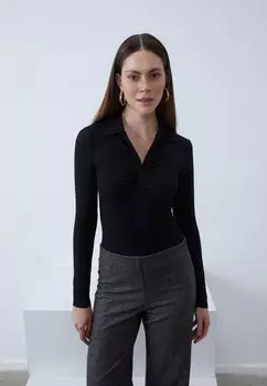 Футболка с длинным рукавом Anna Field, черная