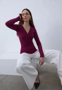 Футболка с длинным рукавом Anna Field, фиолетовая