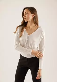 Футболка с длинным рукавом Anna Field, кремовый