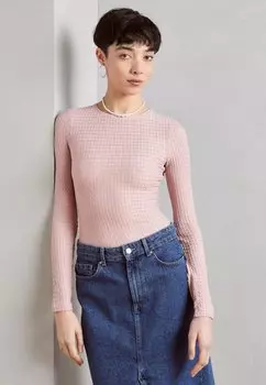 Футболка с длинным рукавом Anna Field, светло-розовая