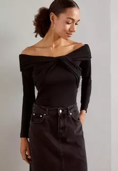 Футболка с длинным рукавом Anna Field, темно-серая