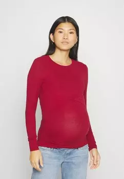 Футболка с длинным рукавом Anna Field, темно-красная