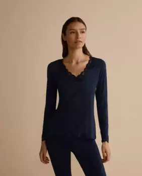 Футболка с длинным рукавом Antigel, синий