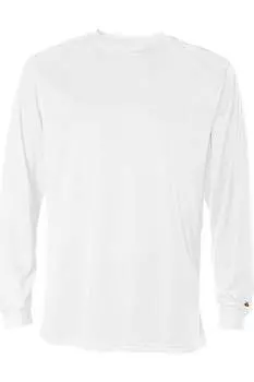 Футболка с длинным рукавом Badger B-Core, белый