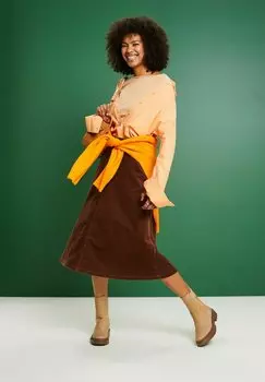 Футболка с длинным рукавом Boat Esprit, цвет pastel orange