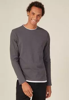 Футболка с длинным рукавом BONOBO Jeans, темно-серый