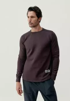 Футболка с длинным рукавом Born Living Yoga, темно-красная