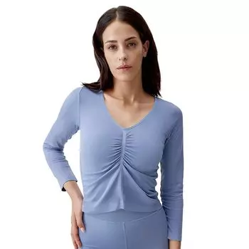 Футболка с длинным рукавом Born Living Yoga Danday Seamless, синий