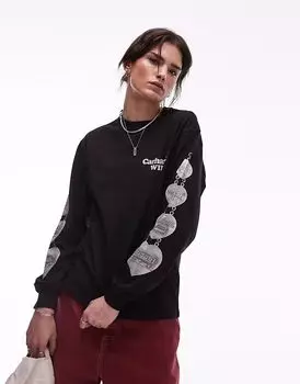 Футболка с длинным рукавом Carhartt WIP Hartt Chain черного цвета