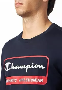 Футболка с длинным рукавом Champion, темно-синий