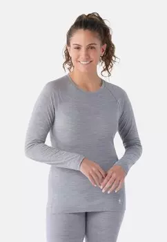 Футболка с длинным рукавом CLASSIC ALL-SEASON MERINO BASE LAYER LONG SLEEVE Smartwool, светло-серый вереск