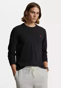 Футболка с длинным рукавом CLASSIC FIT LONG SLEEVE Polo Ralph Lauren, черная