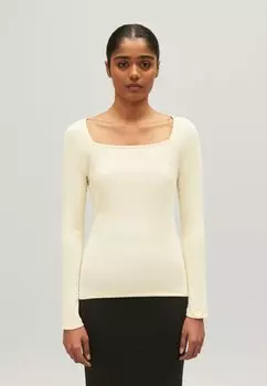 Футболка с длинным рукавом Claudie Pierlot, ваниль