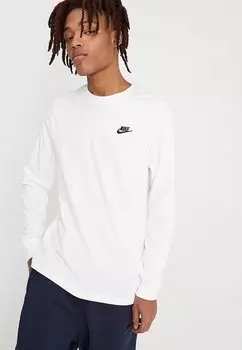 Футболка с длинным рукавом CLUB TEE Nike, белый/черный