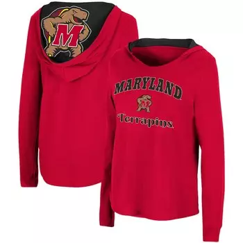 Футболка с длинным рукавом Colosseum Maryland Terrapins, красный