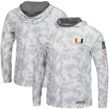 Футболка с длинным рукавом Colosseum Miami Hurricanes, камуфляж