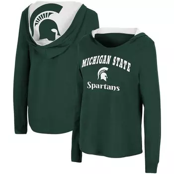 Футболка с длинным рукавом Colosseum Michigan State Spartans, зеленый