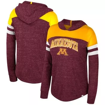 Футболка с длинным рукавом Colosseum Minnesota Golden Gophers, бордовый