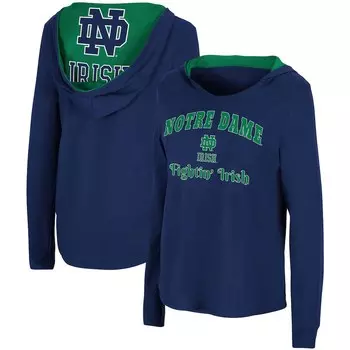 Футболка с длинным рукавом Colosseum Notre Dame Fighting Irish, нави