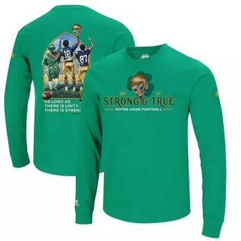 Футболка с длинным рукавом Colosseum Notre Dame Fighting Irish, зеленый