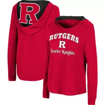 Футболка с длинным рукавом Colosseum Rutgers Scarlet Knights, алый